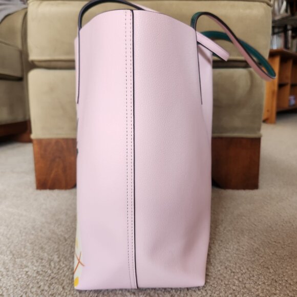 NWT Kate Spade Pineapple Colada Reversible Leather Tote With Matching Wristlet - Picture 11 of 15